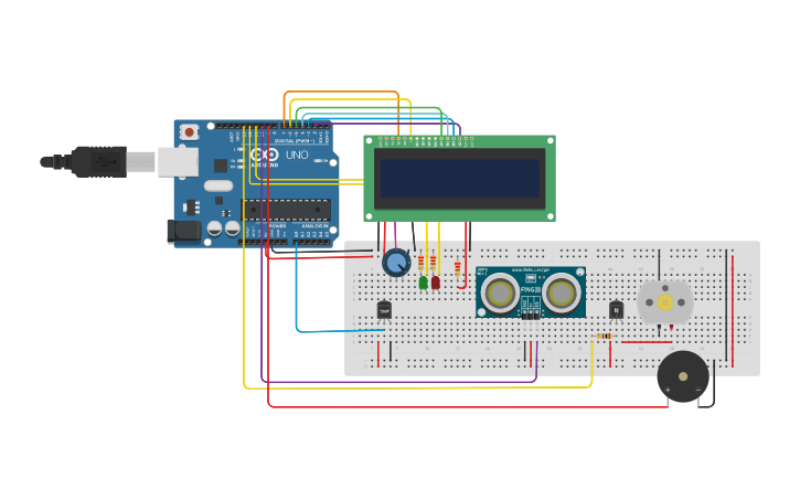 Circuit design Automated Arduino-Based Irrigation System | Tinkercad