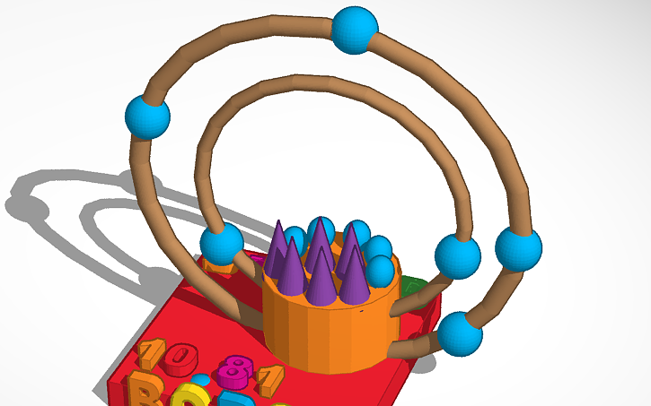 Boron Atom Model Casimrio Dziewit Tinkercad