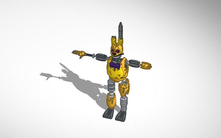 wallpapers Ignited Springtrap Png ignited nightmare springtrap tinkercad