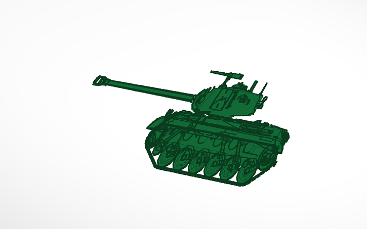 3D design 2d Tank | Tinkercad