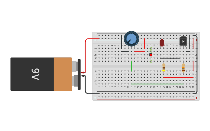 Circuit design LED Dimmer | Tinkercad