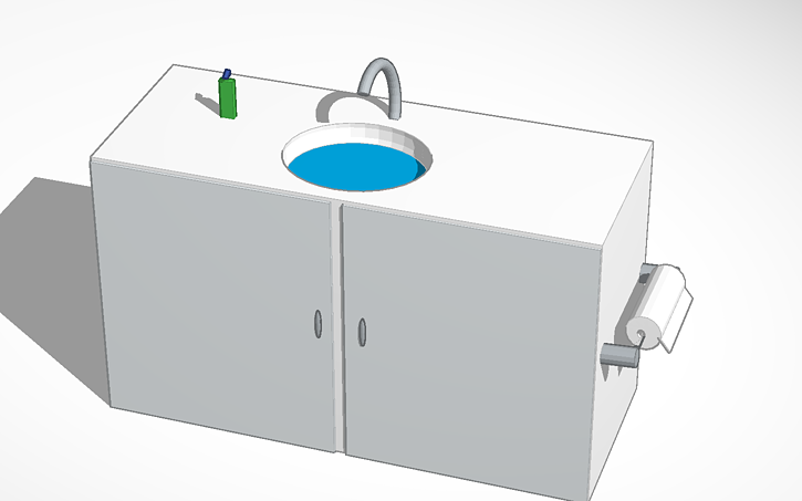 Bathroom Sink Tinkercad