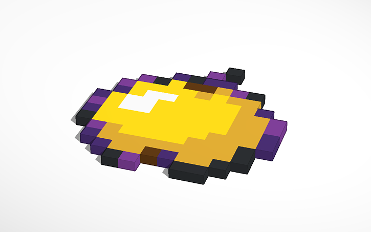 Enchanted Golden Apple Tinkercad Enchanted Golden Apple Tinkercad