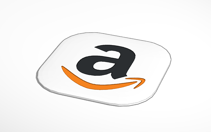 Amazon Logo Tinkercad Amazon Logo Tinkercad