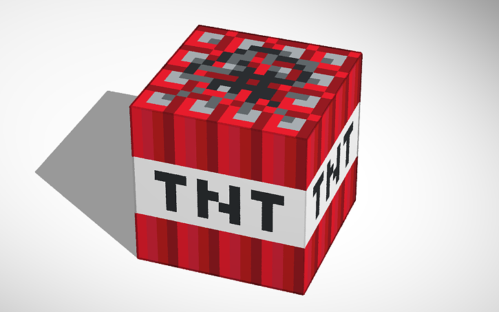 Minecraft Tnt Tinkercad