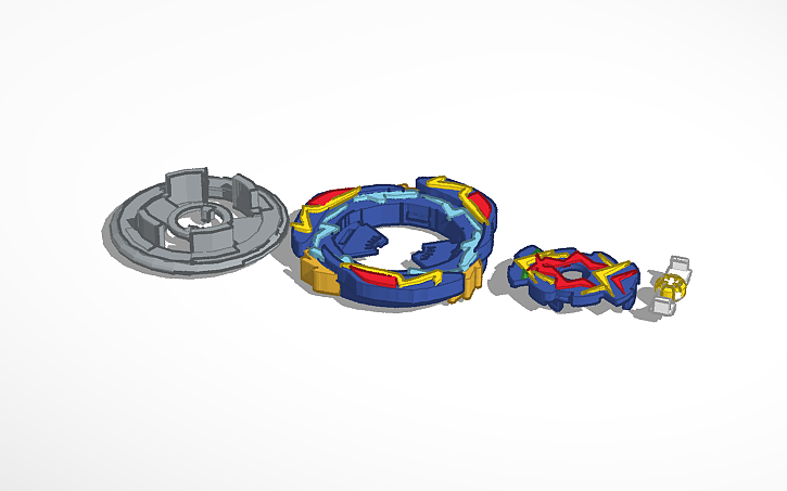 3D design Metaly Valkerie BEYBLADE BURST Sparking / Super King | Tinkercad