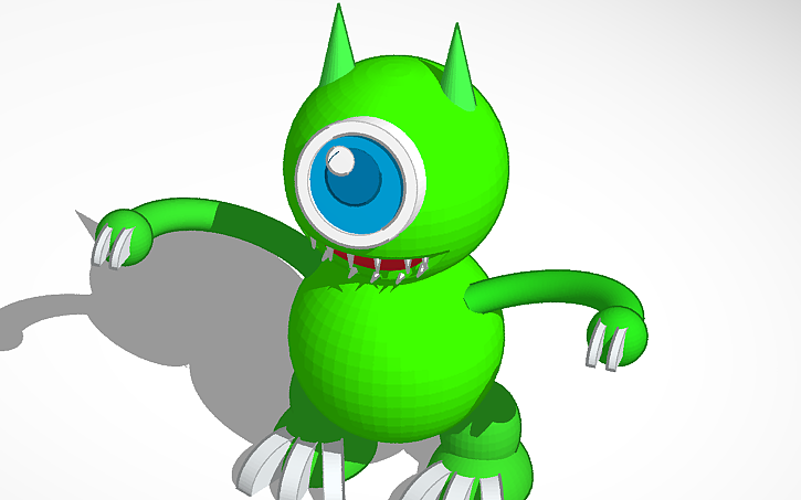 3D design monster design (#TinkerTogether) | Tinkercad