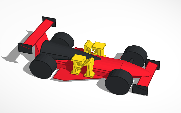 3D design Idhant's f-1 race car | Tinkercad