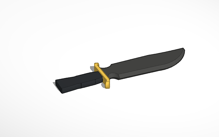 Bombo S Survival Knife Tinkercad - roblox bombo's survival knife