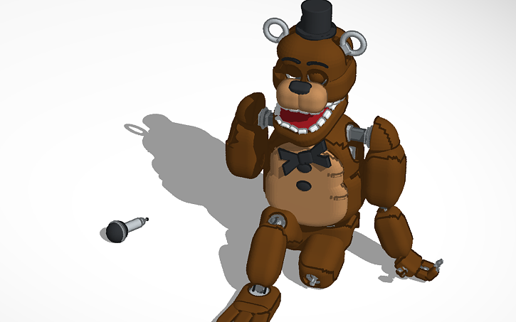 3D design broken freddy | Tinkercad