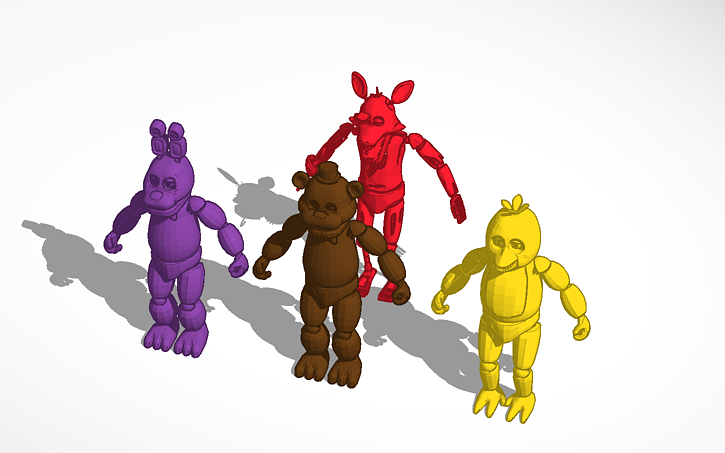 3D design five nights at freddys | Tinkercad 3D design five nights at freddys | Tinkercad
