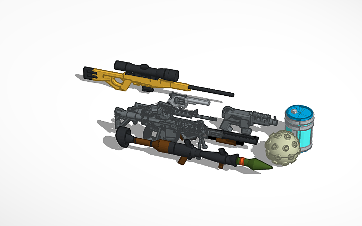 Fortnite 武器やアイテム Tinkercad