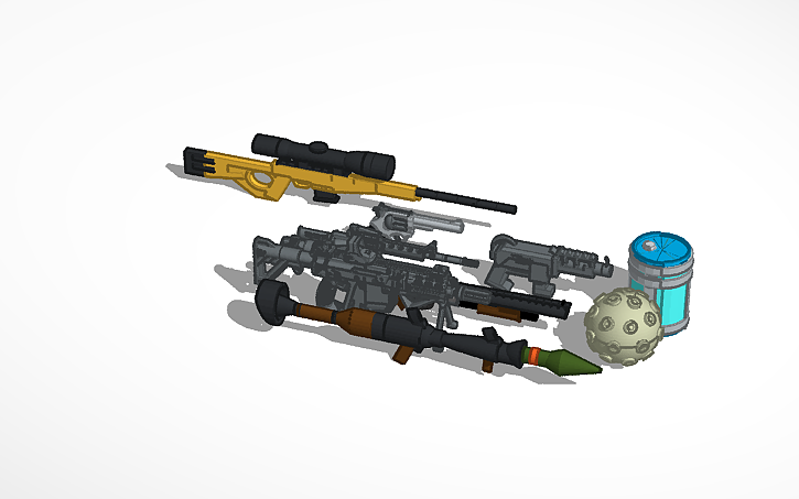 Fortnite 武器やアイテム Tinkercad Fortnite 武器やアイテム Tinkercad