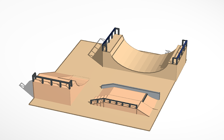 3D design skatepark | Tinkercad