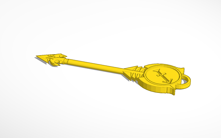 Copy Of Fairy Tail Sagittarius Key Tinkercad