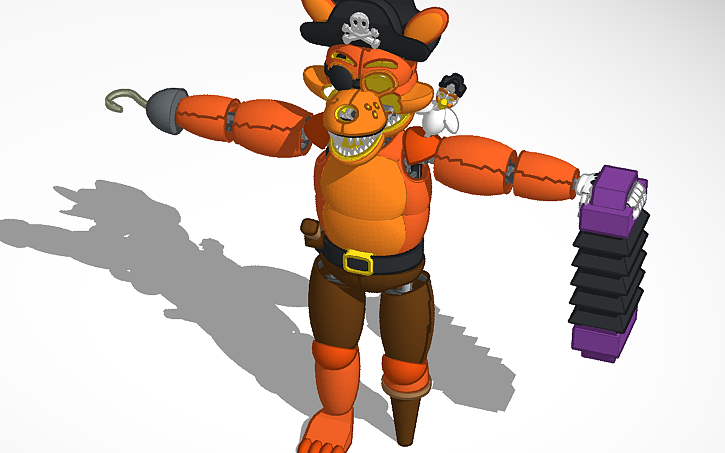The Rare Collection Part 6 Jack O Foxy Event Tinkercad