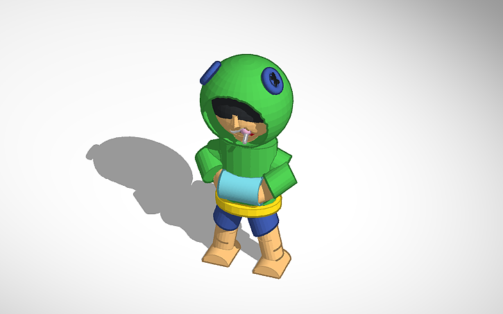 Leon Brawl Stars Tinkercad - leon brawl stars jpg