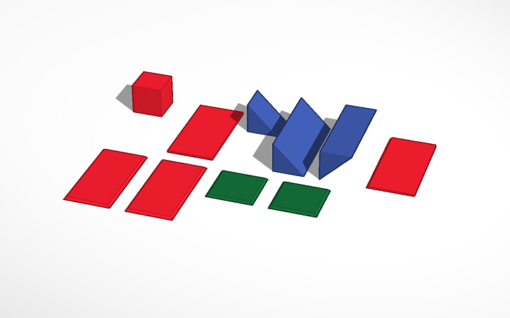 3D design Foldable Rectangular Prism - Components | Tinkercad