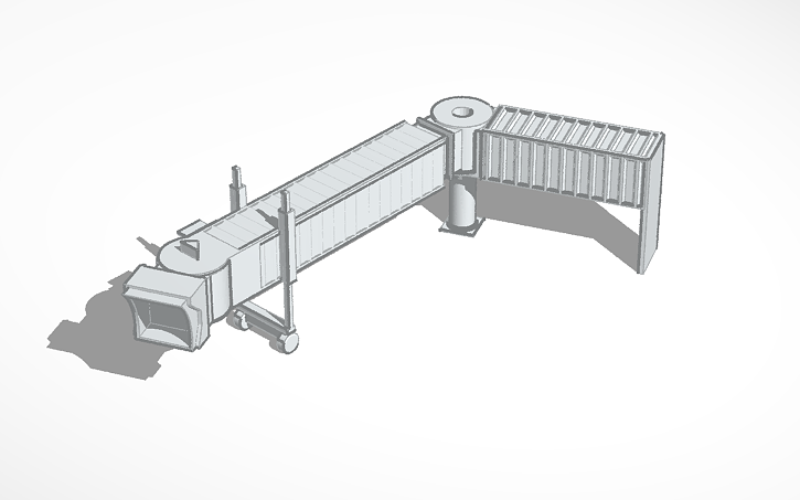 3D design 1:200 Jet bridge | Tinkercad