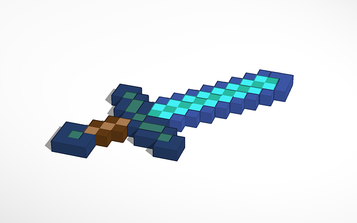 Enchanted Diamond Sword Tinkercad
