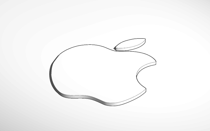 3D design Apple | Tinkercad