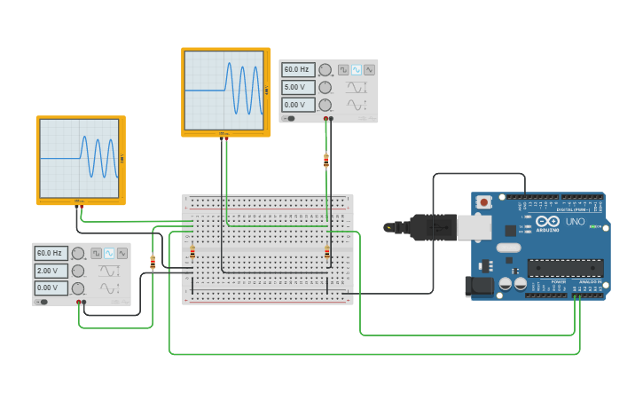 Circuit design Potenciômetro | Tinkercad