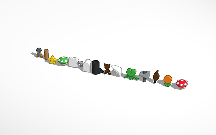 All Power Ups In Super Mario Bros 3 Tinkercad All Power Ups In Super Mario Bros 3 Tinkercad