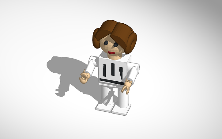 Download Lego Princess Leia Tinkercad