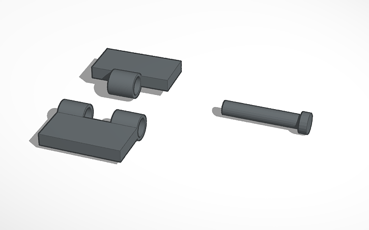 3d Design Hinge Tinkercad