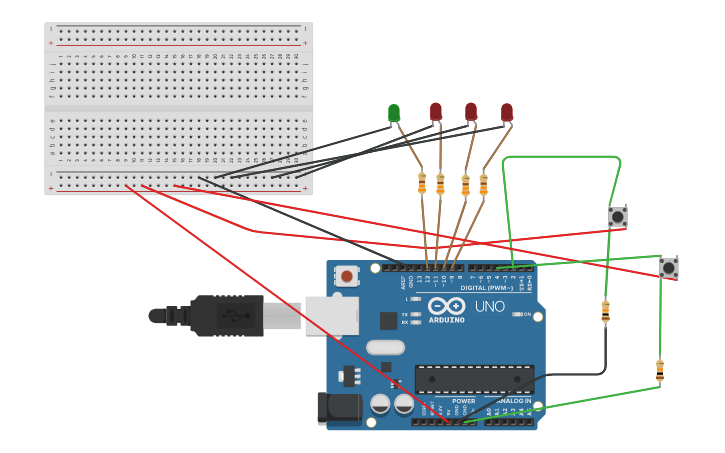 Circuit Design Secuencialedypulsadores Tinkercad 9086