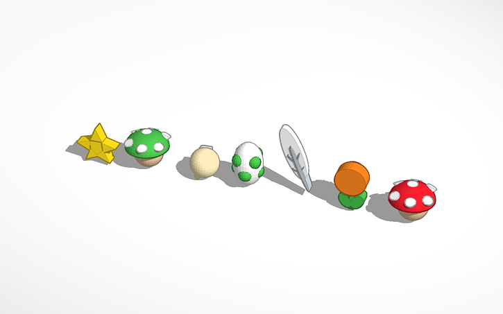 All Power Ups In Super Mario World Tinkercad