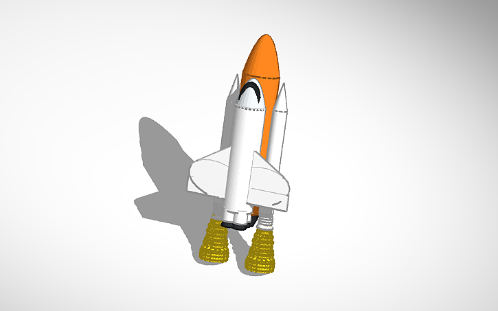 3D design rocket | Tinkercad