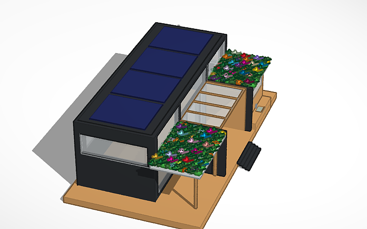3D design ana's sustainable tiny house | Tinkercad