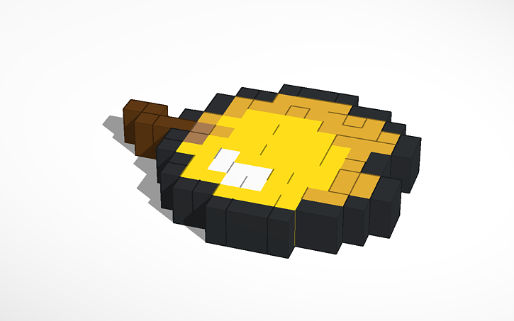 Minecraft Golden Apple Tinkercad