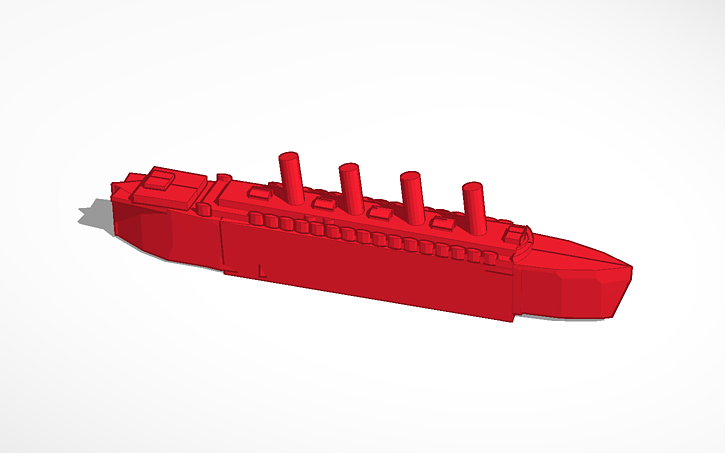 Lusitania Model With Shane In Designerdojo Ie Tinkercad