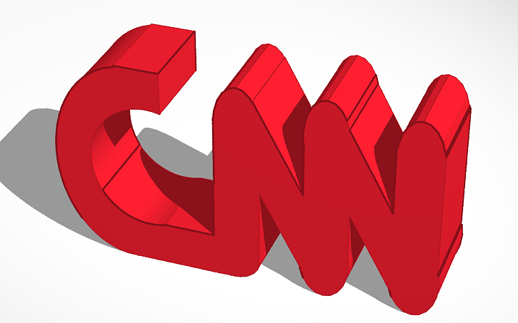 Cnn Logo Tinkercad