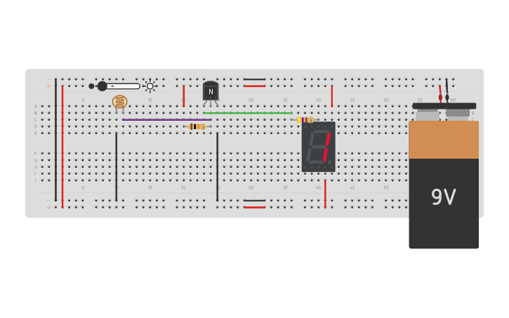 Circuit Design Seven Segment Display With Ssd Tinkercad 3310