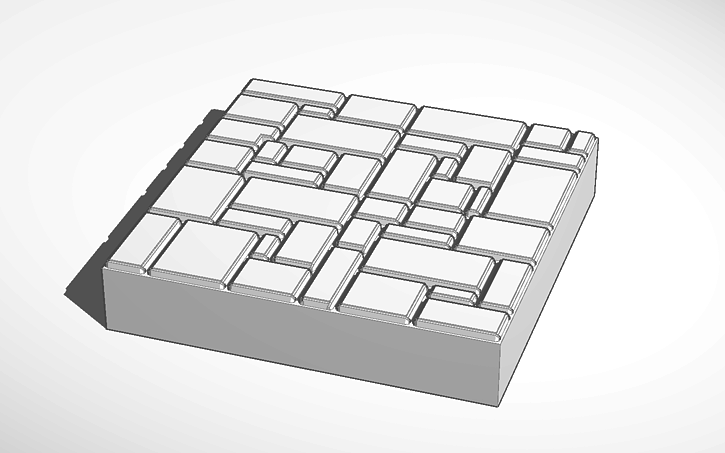 3d Design Openforge Fieldstone Floor Tinkercad