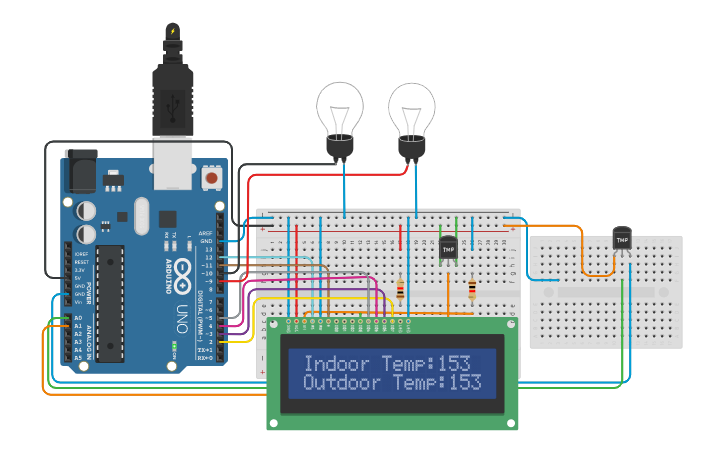 Circuit Design Temperature Sensor Tinkercad 2853