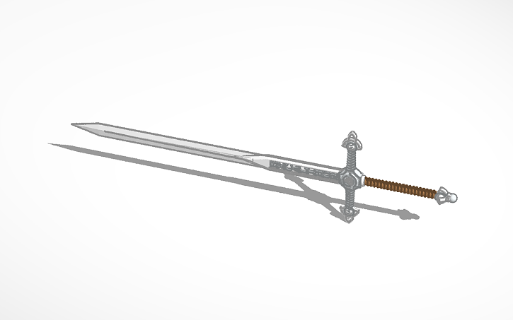 3D design Sword of Legend - Excalibur | Tinkercad