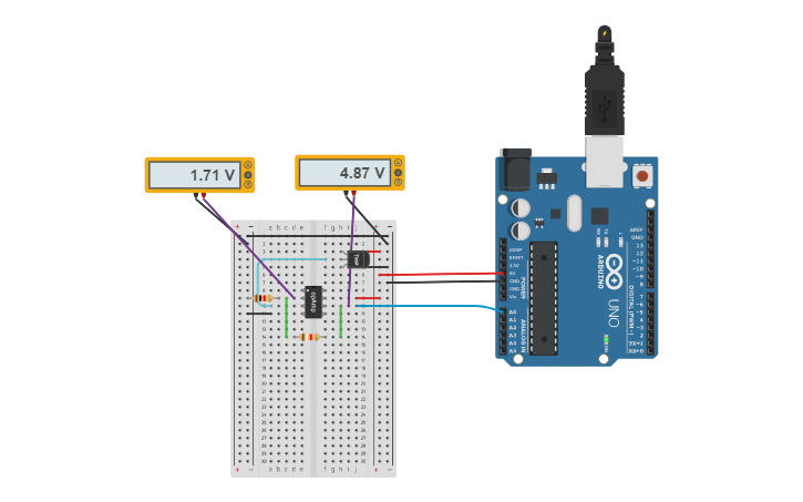 Circuit design Simple Temperature Sensor Circuit Diagram