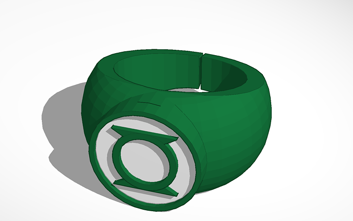 Download Green Lantern Ring Tinkercad