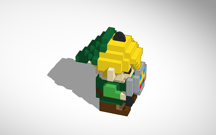 3D design Voxel Link Original Tinkercad