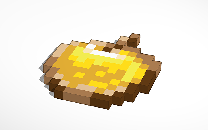 Minecraft Golden Apple Tinkercad Minecraft Golden Apple Tinkercad