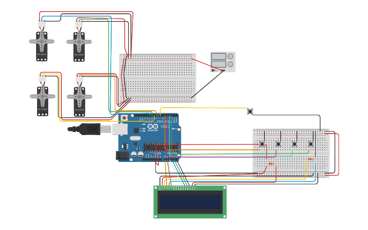 Circuit design Vending Machine 01 | Tinkercad