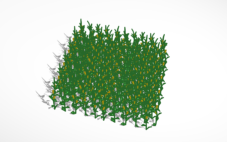 Corn Stack Design 3D design 150 Corn Stalks | Tinkercad