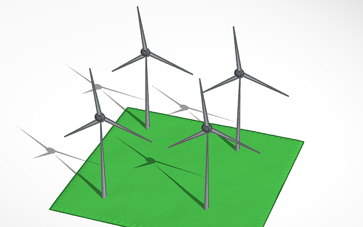 3D design Wind Turbine | Tinkercad