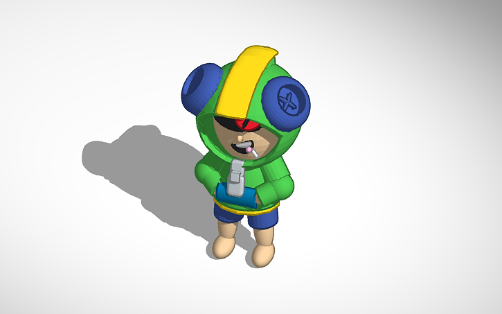 Brawl Stars Leon Tinkercad - leon in italiano brawl star