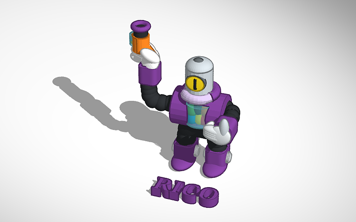 Rico Brawl Stars Tinkercad - how to get rico in brawl stars for free