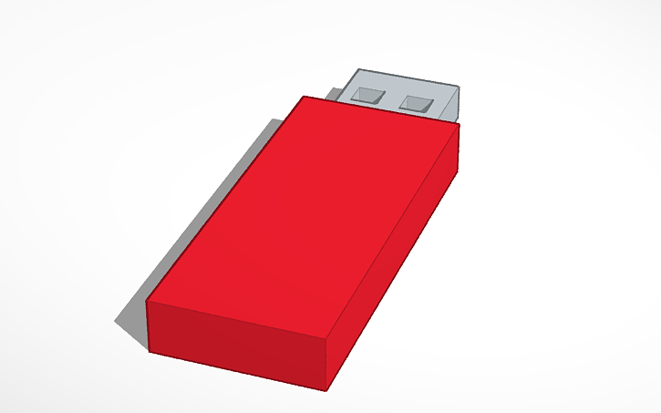 3D design USB | Tinkercad